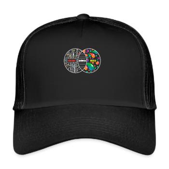 Chemistry Like Magic Only Real Chemist Reality - Trucker Cap - black/black - Front