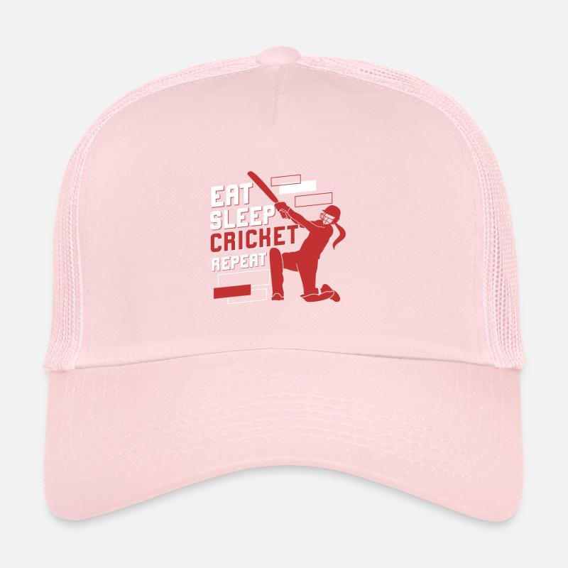 Jeu de cricket Manger sommeil Cricket Répéter Casquette trucker 