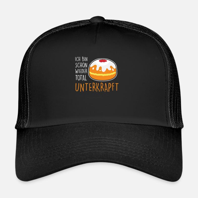 Krapfen Kostüm Fasching Total Unterkrapft Trucker Cap