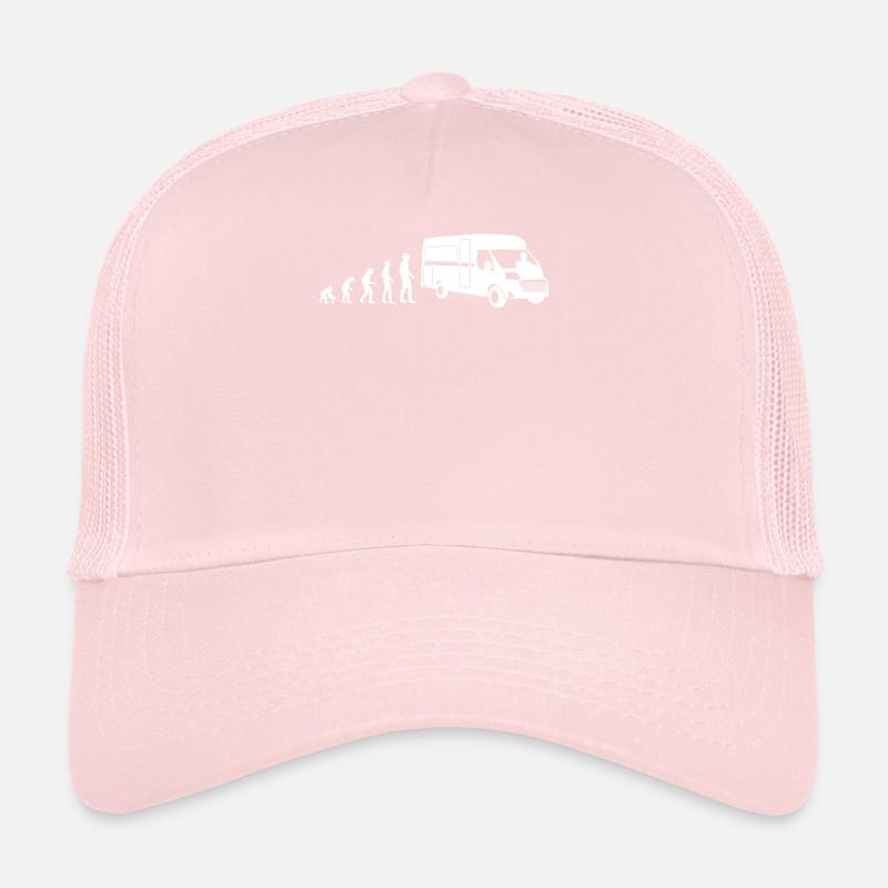 Camping Camper Camping Camping Van Evolution Cadeau Casquette trucker 