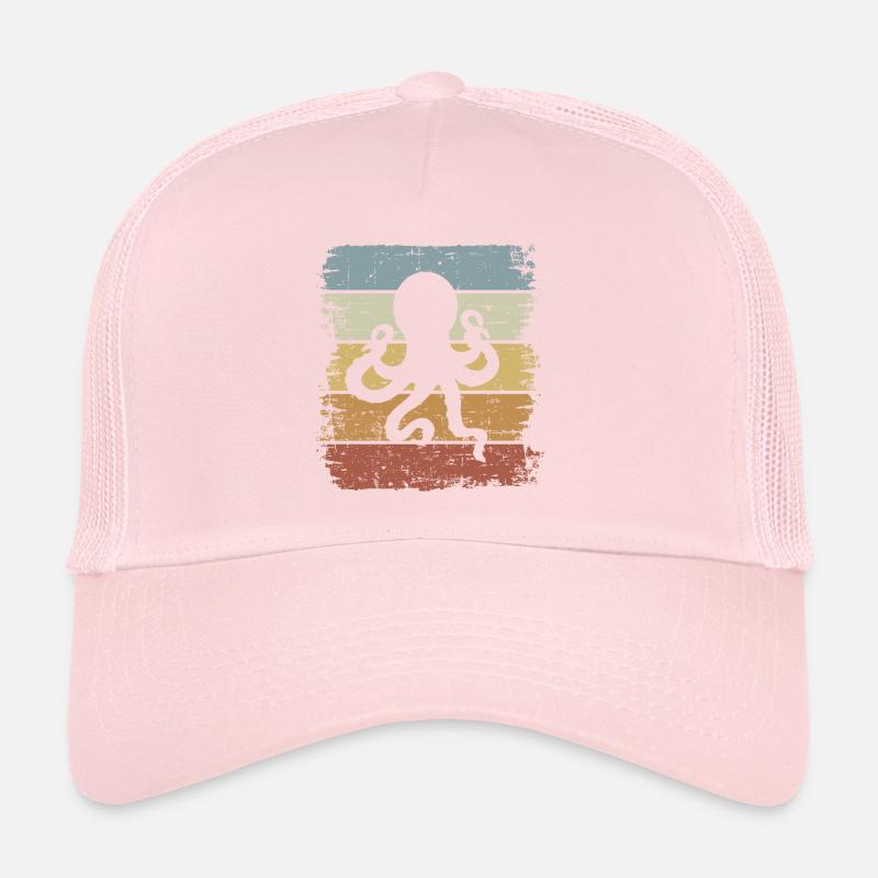 Retro Octopus Trucker Cap