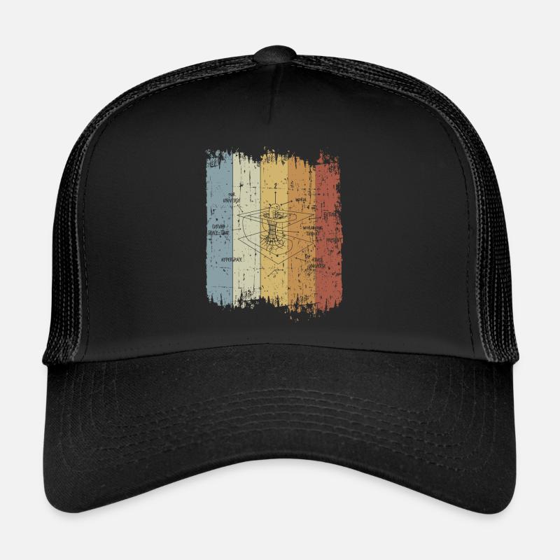 Astrophysicist Retro Time Curvature Quantum Physic Trucker Cap