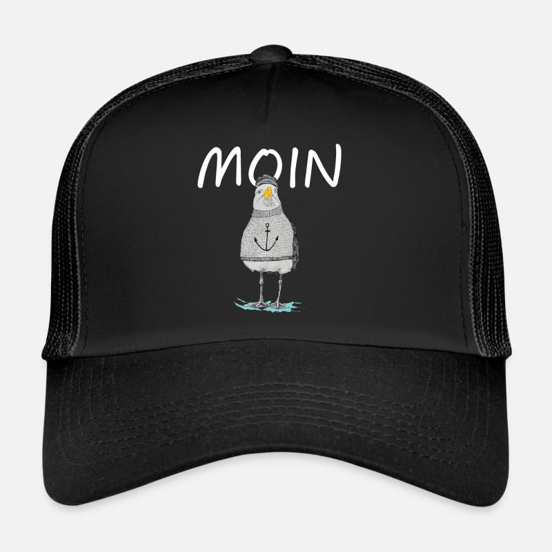 MOIN - MÖVE - Trucker Cap - Schwarz/Schwarz
