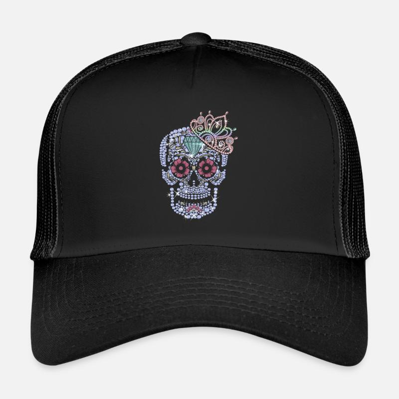 Mexikanischer Schädel Trucker Cap