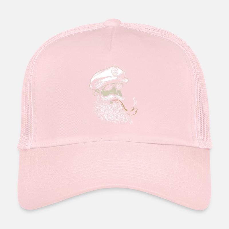Seemann mit Pfeife Trucker Cap
