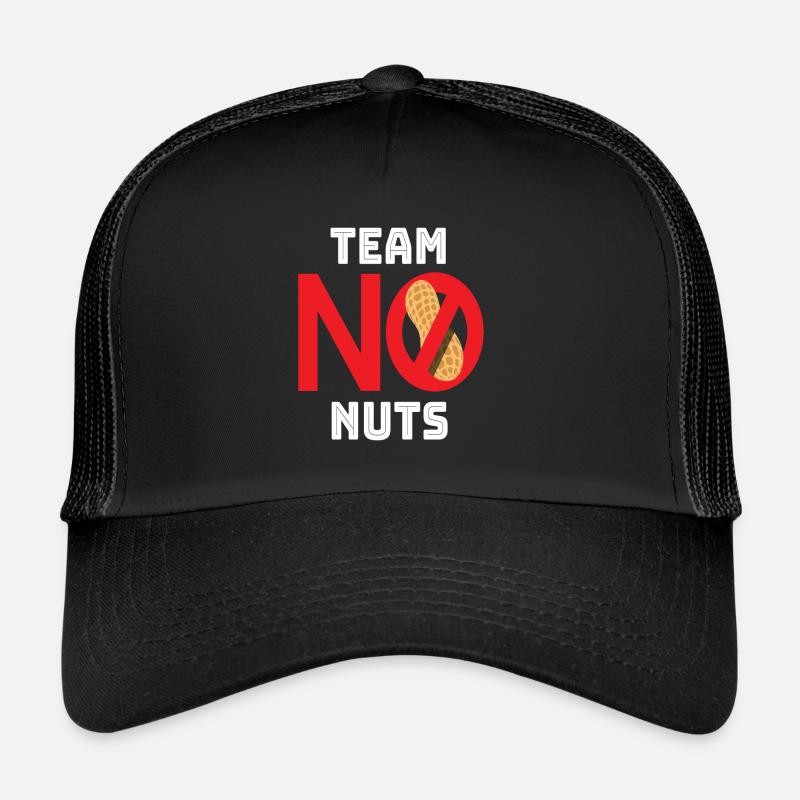 Team No Nuts Nuts Nut Nut Allergy Trucker Cap