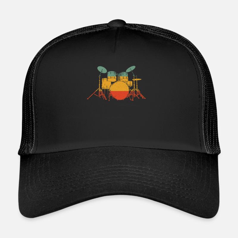 Rétro percussion rétro batterie cadeau Casquette trucker 