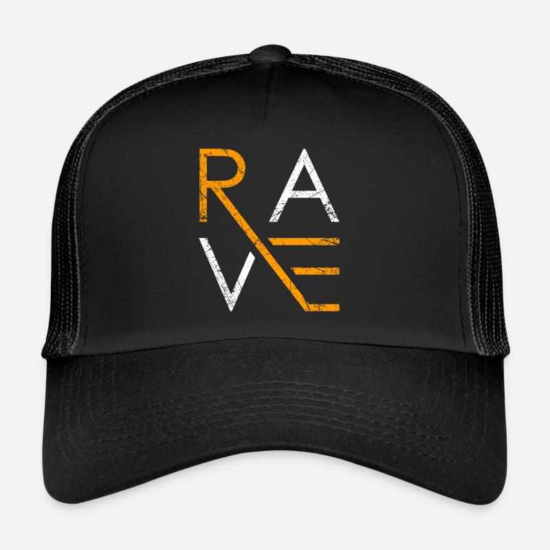Rave Gift Techno Music Techno Party Trucker Cap