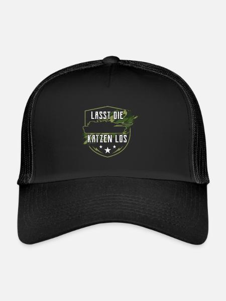 Panzer - Trucker Cap - Schwarz/Schwarz