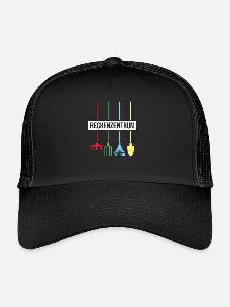 Rechenzentrum Gärtner - Trucker Cap - Schwarz/Schwarz