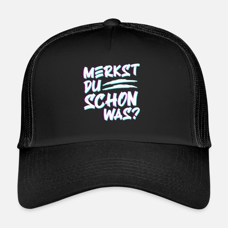 Merkst du schon was? LSD MDMA Kokain Party Drogen Trucker Cap