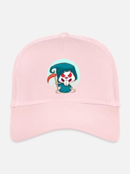 Böser Hase Böser Hasi Lustiges Kaninchen Geschenk - Trucker Cap - Hellrosa - Vorne