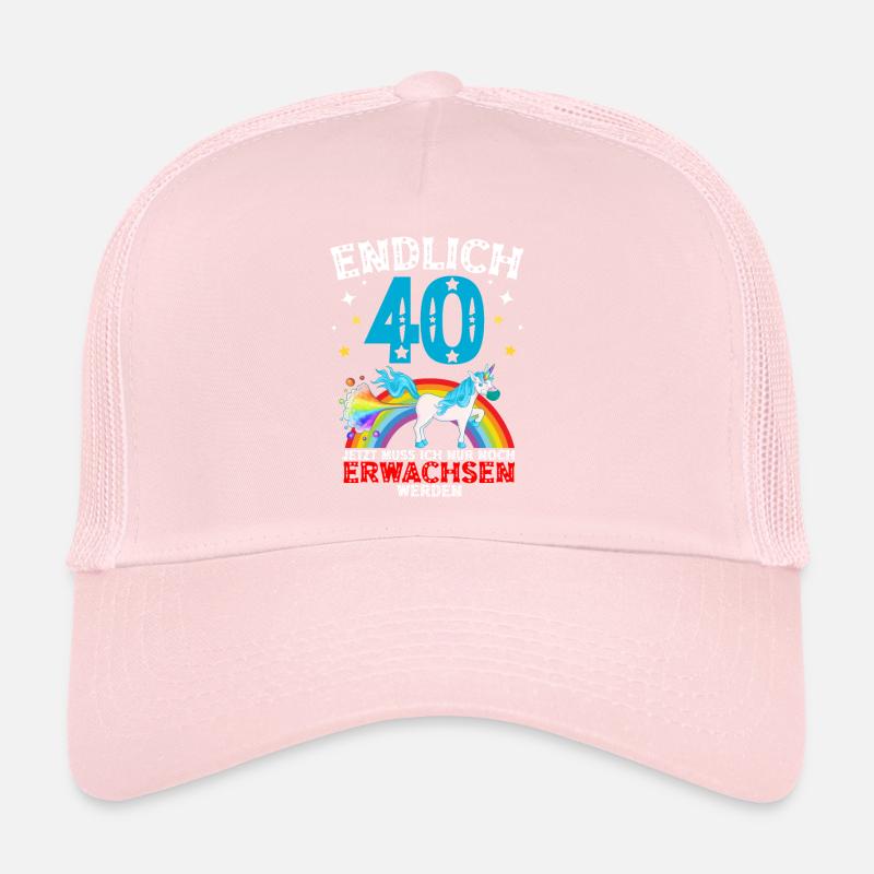 Enfin 40 Ans De Licorne 40 ans Casquette trucker 
