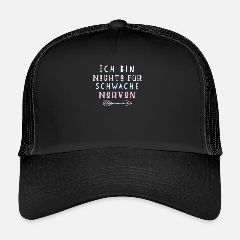 Lustiger Spruch Nerven Trucker Cap
