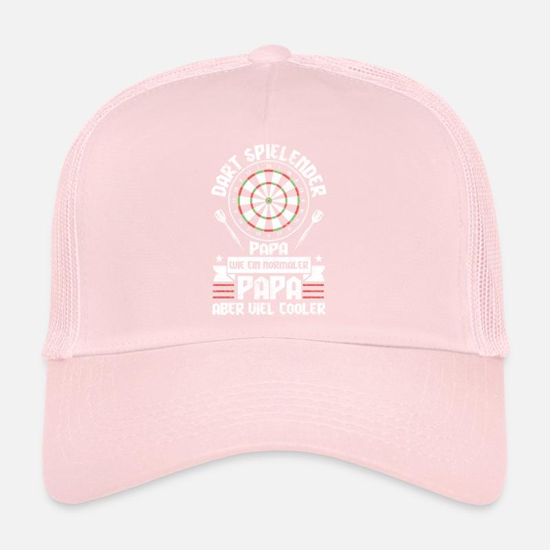 Darts Dart Papa Vater Vatertag Geschenk Trucker Cap