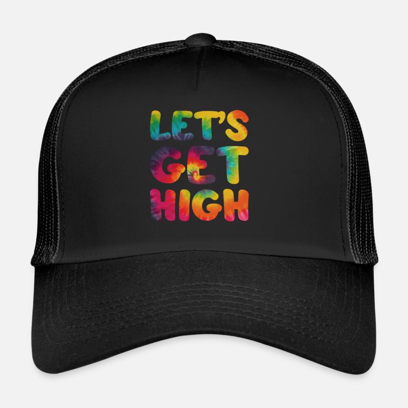 Les hippies sorts de Lets se défoncent Casquette trucker 