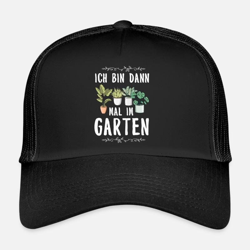 Garten - Trucker Cap - Schwarz/Schwarz