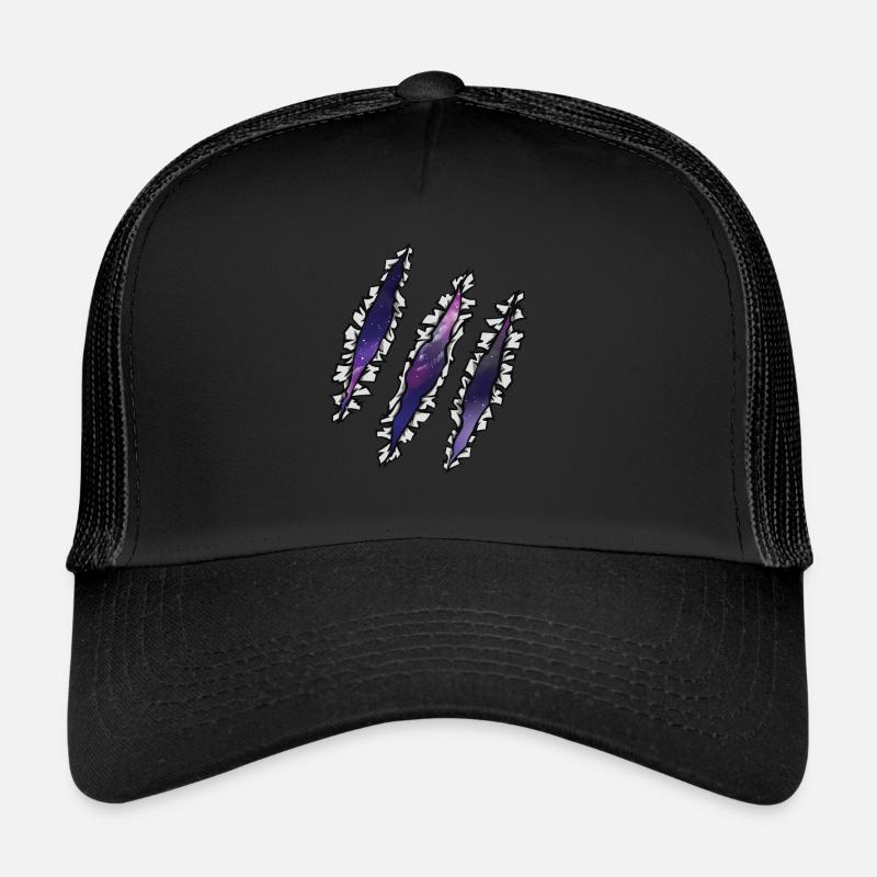 Scratch Galaxy Spatial Casquette trucker 