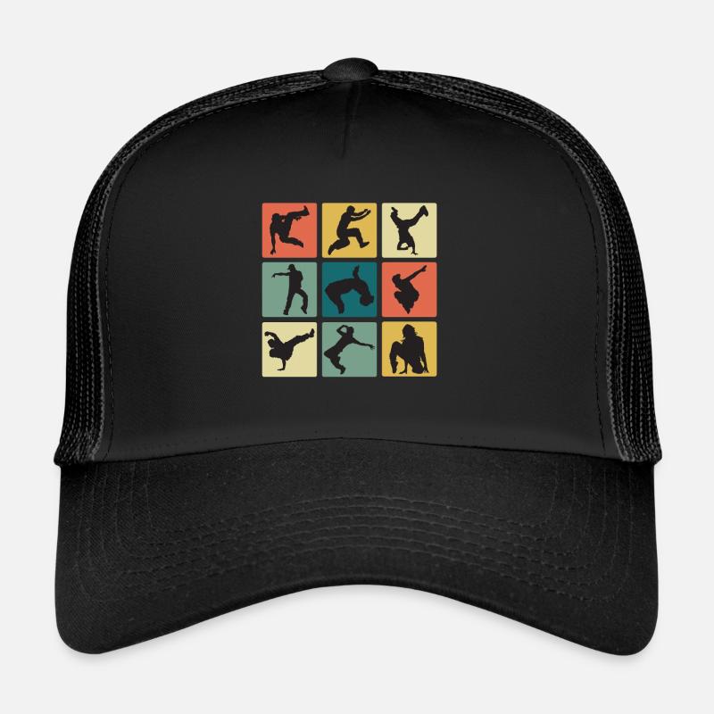 Vintage Breakdance Moves B-Boy Breakdancer Trucker Cap