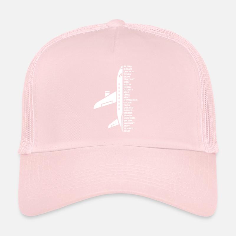 NATO Alphabet Motive Air Traffic Controller Pilot Trucker Cap