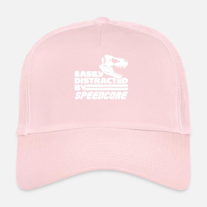 Speedcore Schädel Techno Trucker Cap