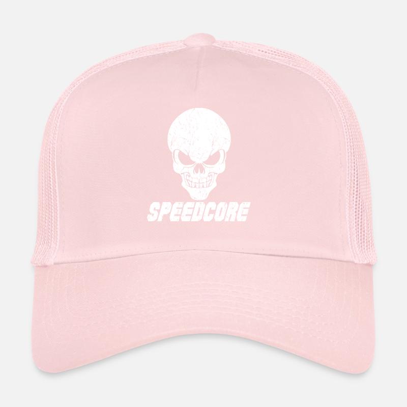 Speedcore Crâne de mort Techno Casquette trucker 