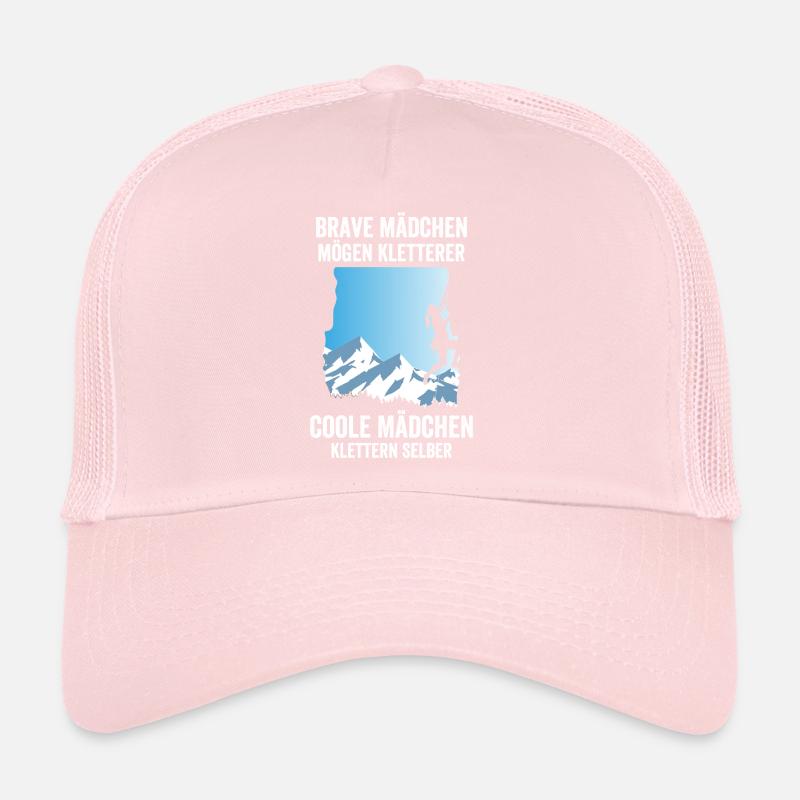 Brave Mädchen, Kletterer Coole Mädchen klettern Mä Trucker Cap