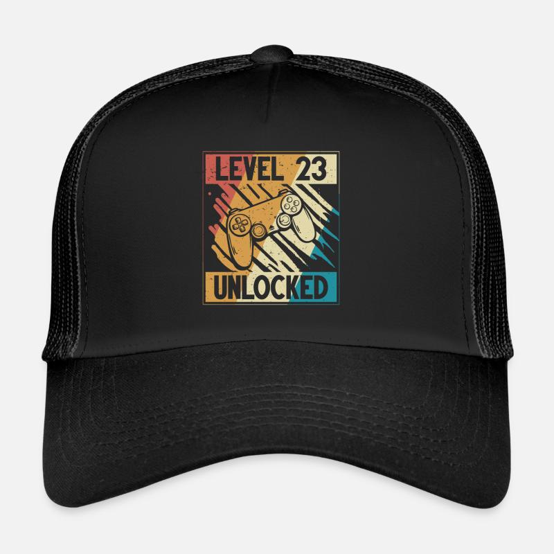 23rd birthday Gamer 23 years Trucker Cap