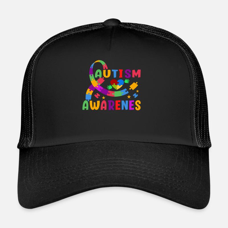 Sensibilisation à l’autisme Casquette trucker 