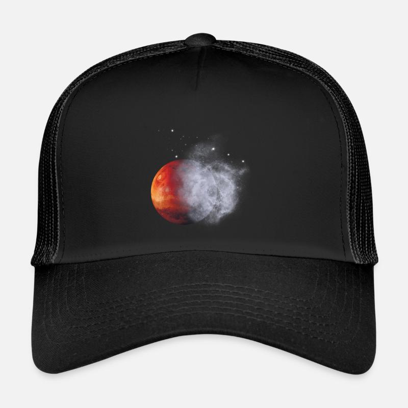 Espace spatial spatial fusée soleil brouillard Casquette trucker 