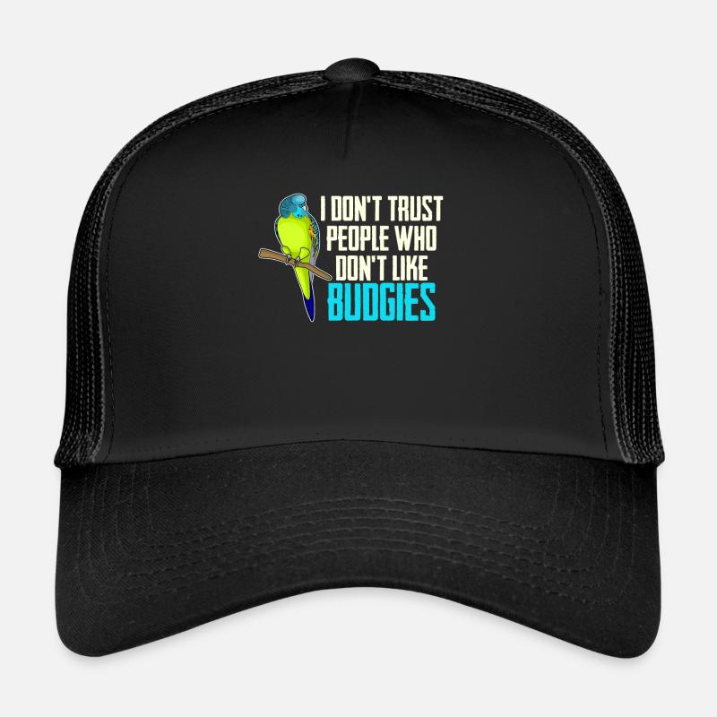 Budgie Budgie Budgerigar Trucker Cap