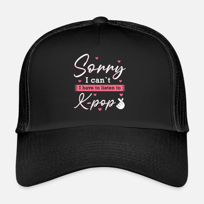 K-Pop K-Pop Gift - Trucker Cap - black/black