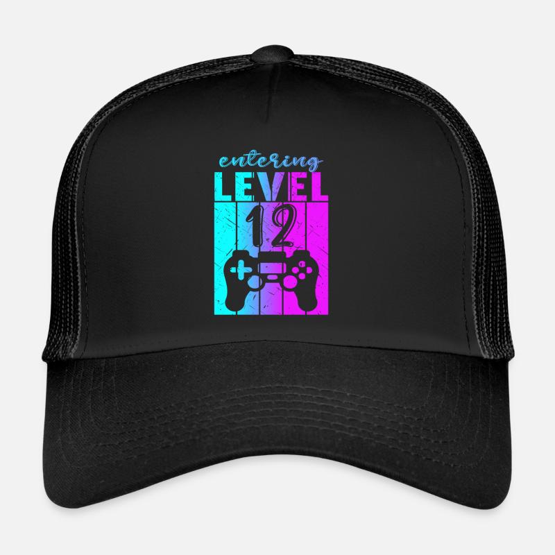 Level 12 Gaming Controller 12 anniversaire Casquette trucker 