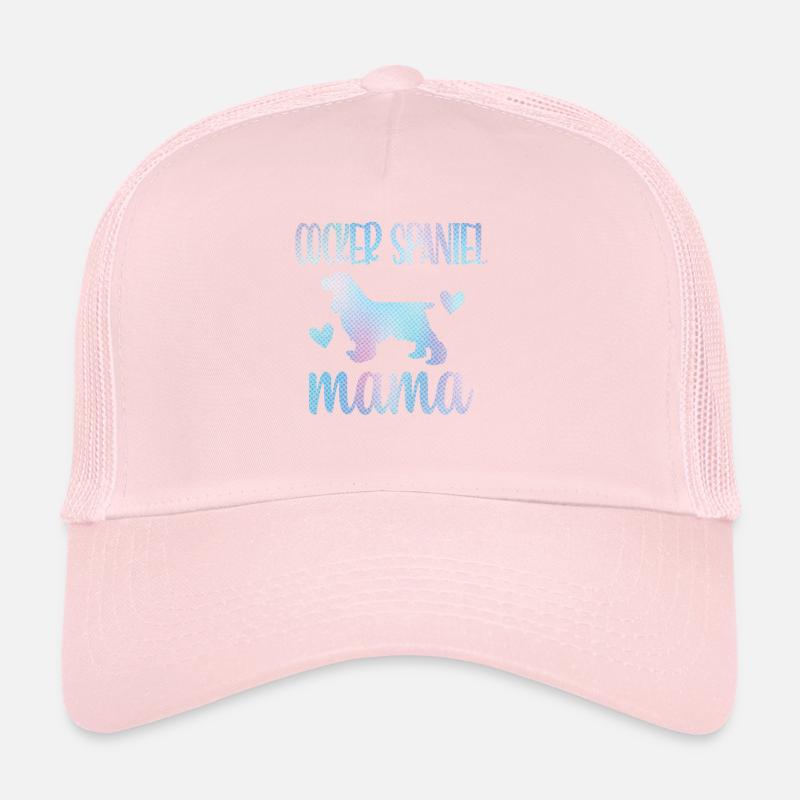 Cocker Spaniel Mama Cocker propriétaire de chien Casquette trucker 