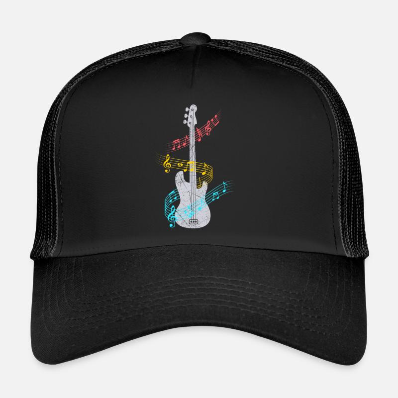 Basse guitare e-guitare Casquette trucker 