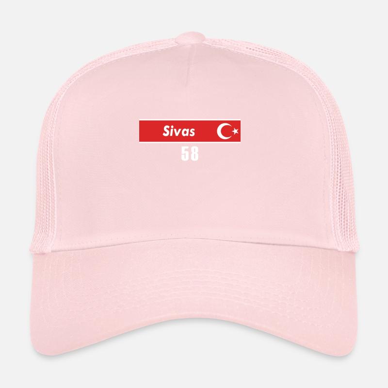 58 Plaque d’immatriculation turque de Sivas en cadeau Casquette trucker 