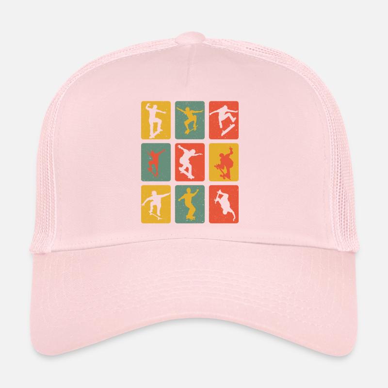 Skateboard skateboard en position skateboard Casquette trucker 