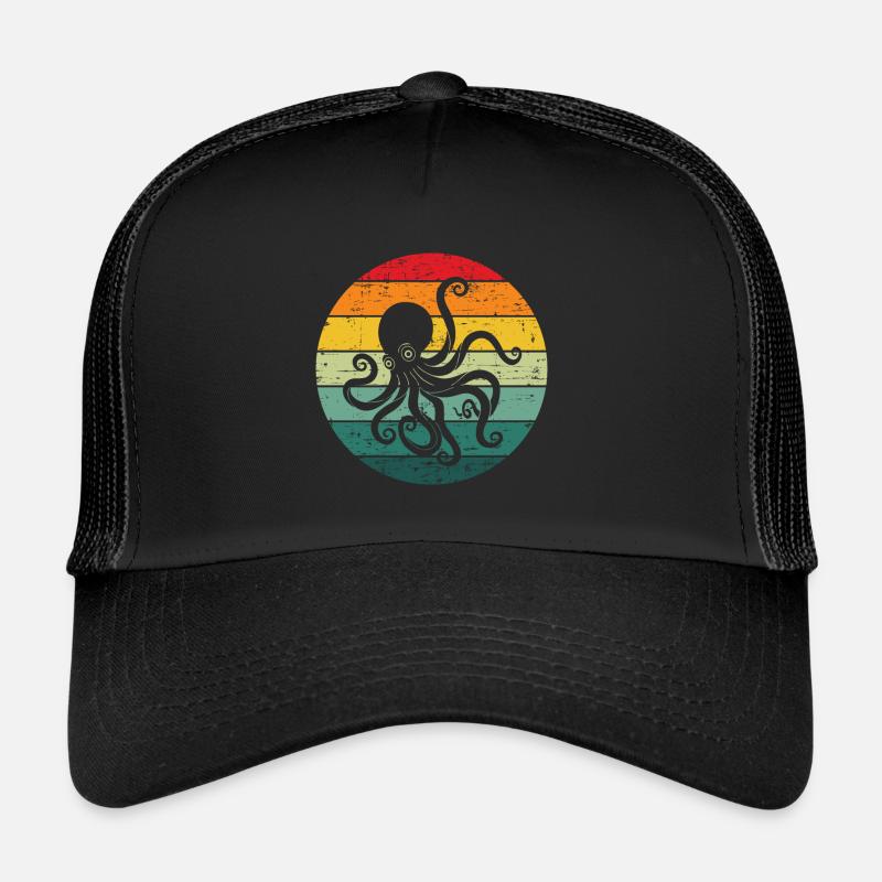 Pieuvres tentacules de poulpe océan créature Casquette trucker 