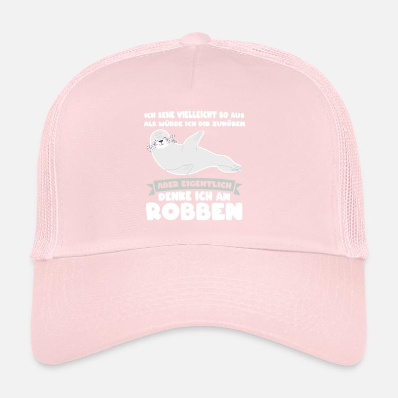 Robbe Seelöwe Seerobben Geschenk Trucker Cap
