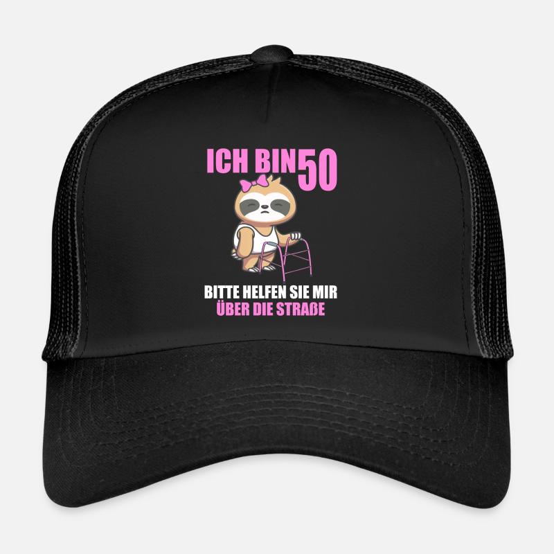 50 s’il vous plaît aidez-moi sur la route 50e anniversaire Casquette trucker 