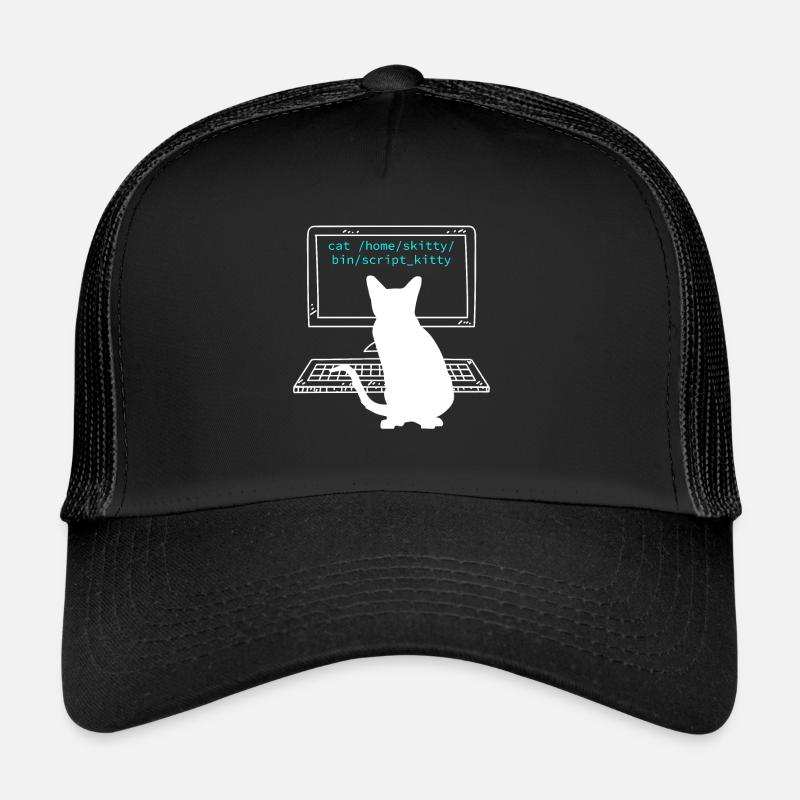 Katzenbesitzer Programmierer Coder Informatiker Trucker Cap