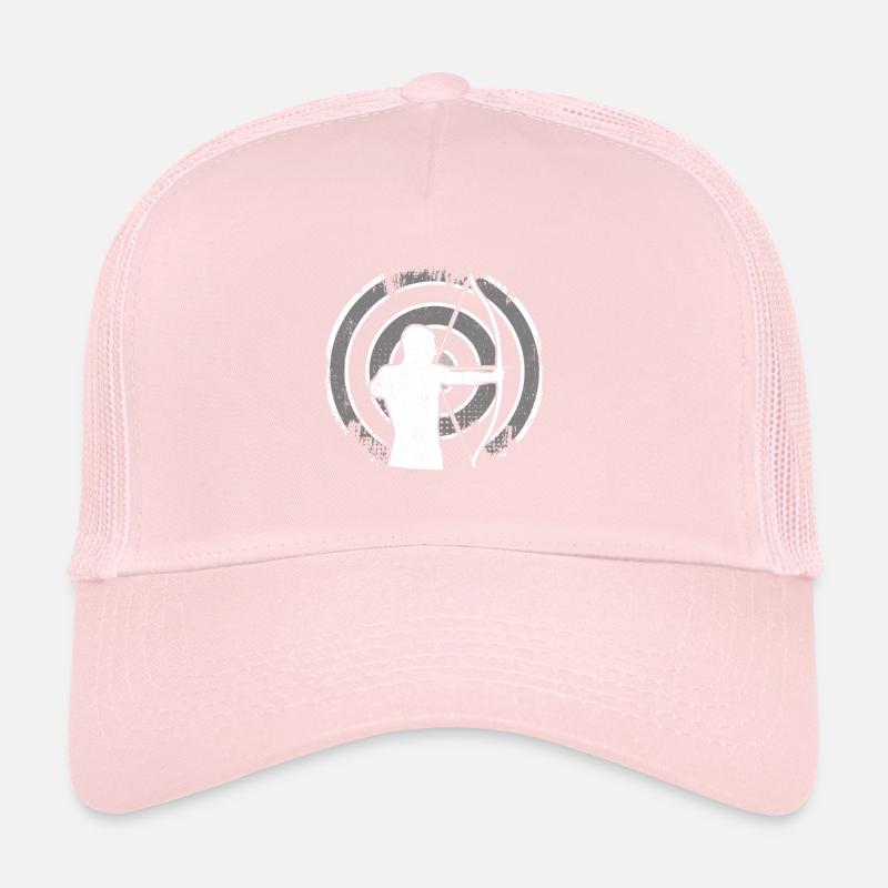 Bogenschießen Geschenk Zielscheibe Langbogen Pfeil Trucker Cap