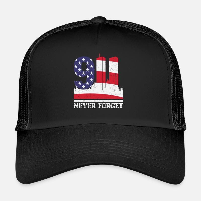 9-11 20 Never Forget Year Anniversary Trucker Cap