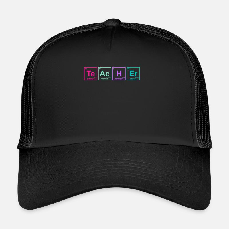 Profs de chimie - Casquette trucker - noir/noir