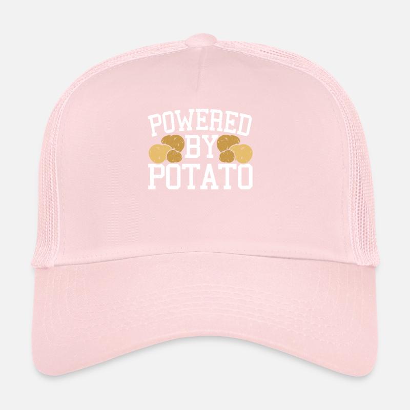 Powered By Potato pomme de terre Casquette trucker 