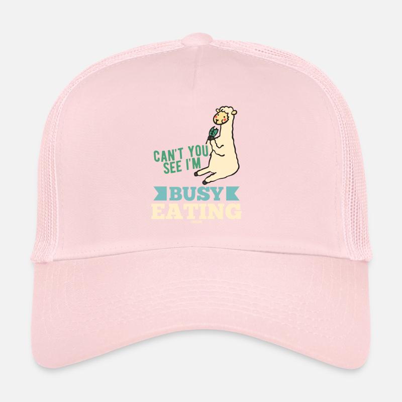 Lama at lunch Trucker Cap