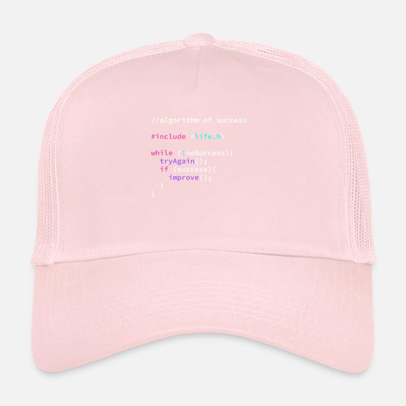 Algorithme succès programmeur code du programme Casquette trucker 