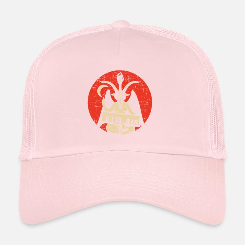 Satan Barometh Satanic Occult Devil Baphomet Goat Trucker Cap