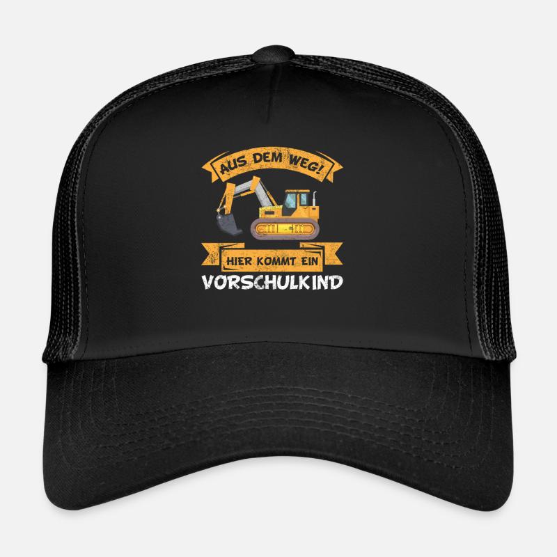 Vorschulkind Vorschule Schulanfang Bagger Trucker Cap