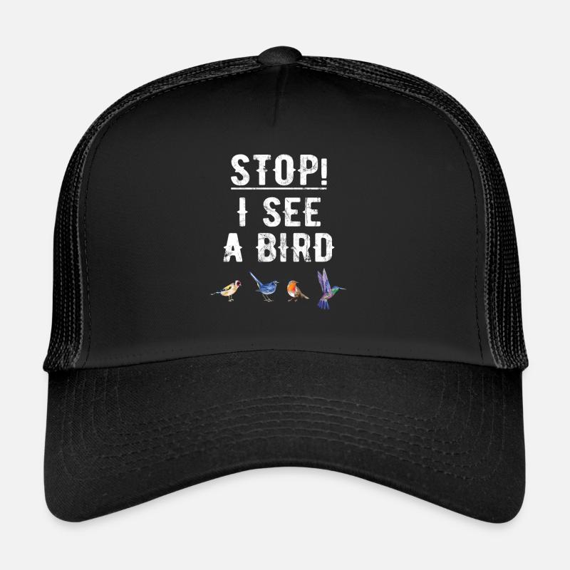 Jumelles d'observation des oiseaux Illustration Casquette trucker 
